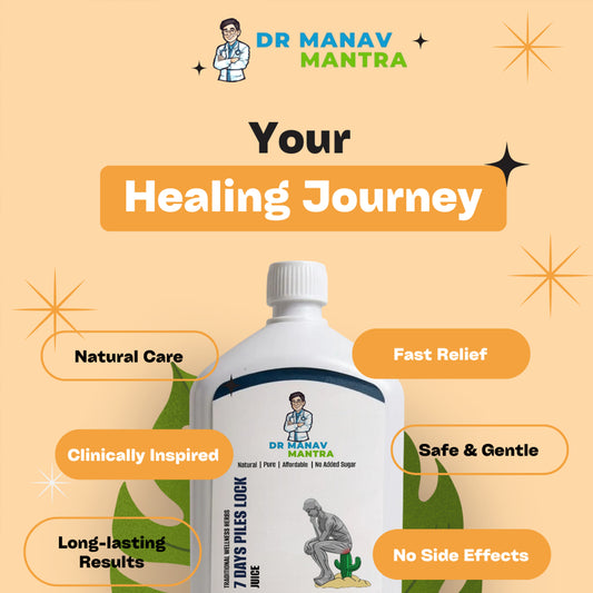 7 Days Piles Lock – 500 ml. Juice Bottle