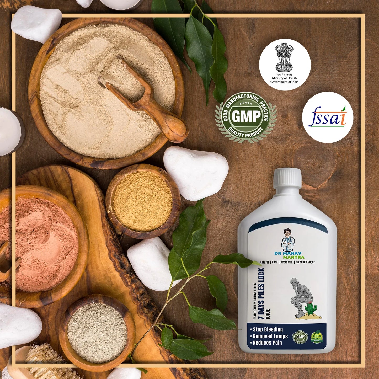 7 Days Piles Lock – 500 ml. Juice Bottle