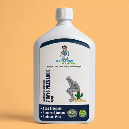 7 Days Piles Lock – 500 ml. Juice Bottle