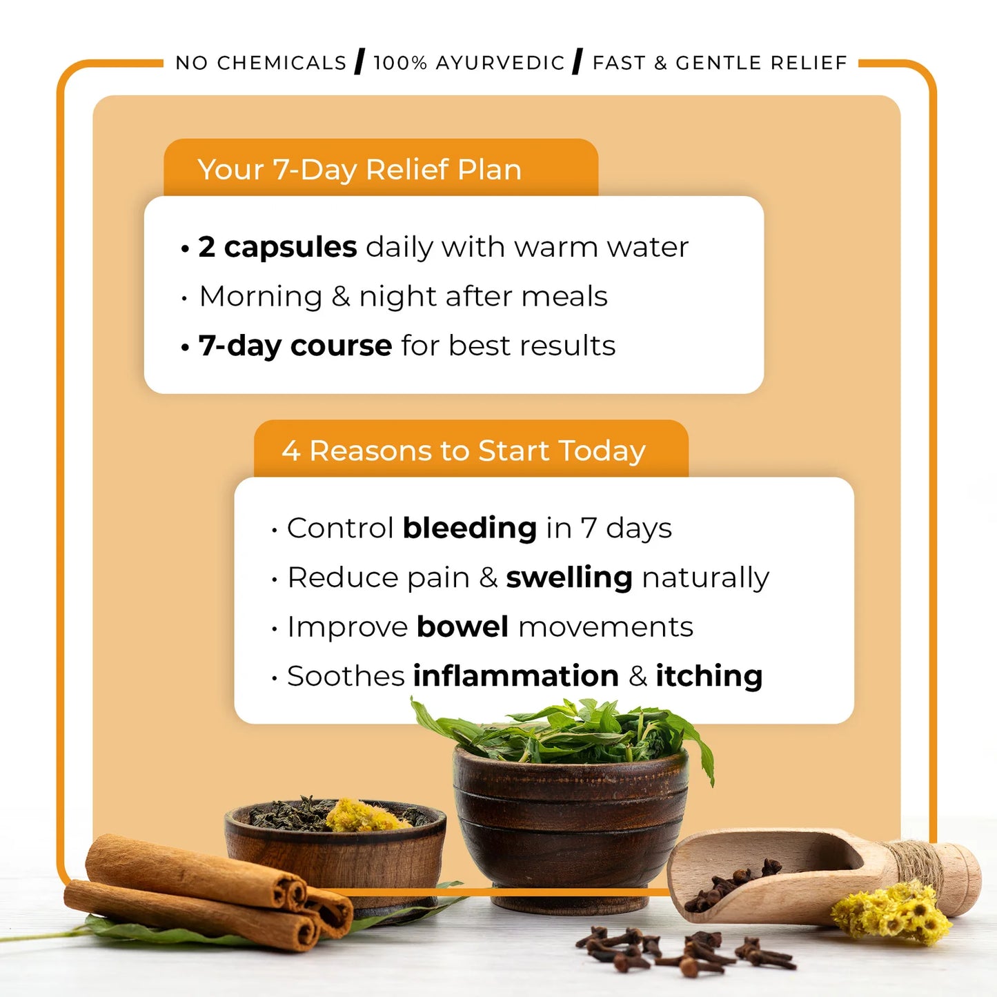 7 Days Piles Lock – 30 Capsule bottle