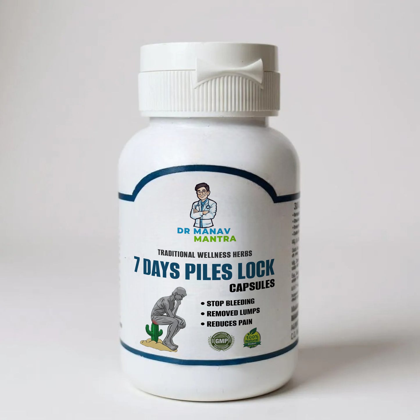 7 Days Piles Lock – 30 Capsule bottle